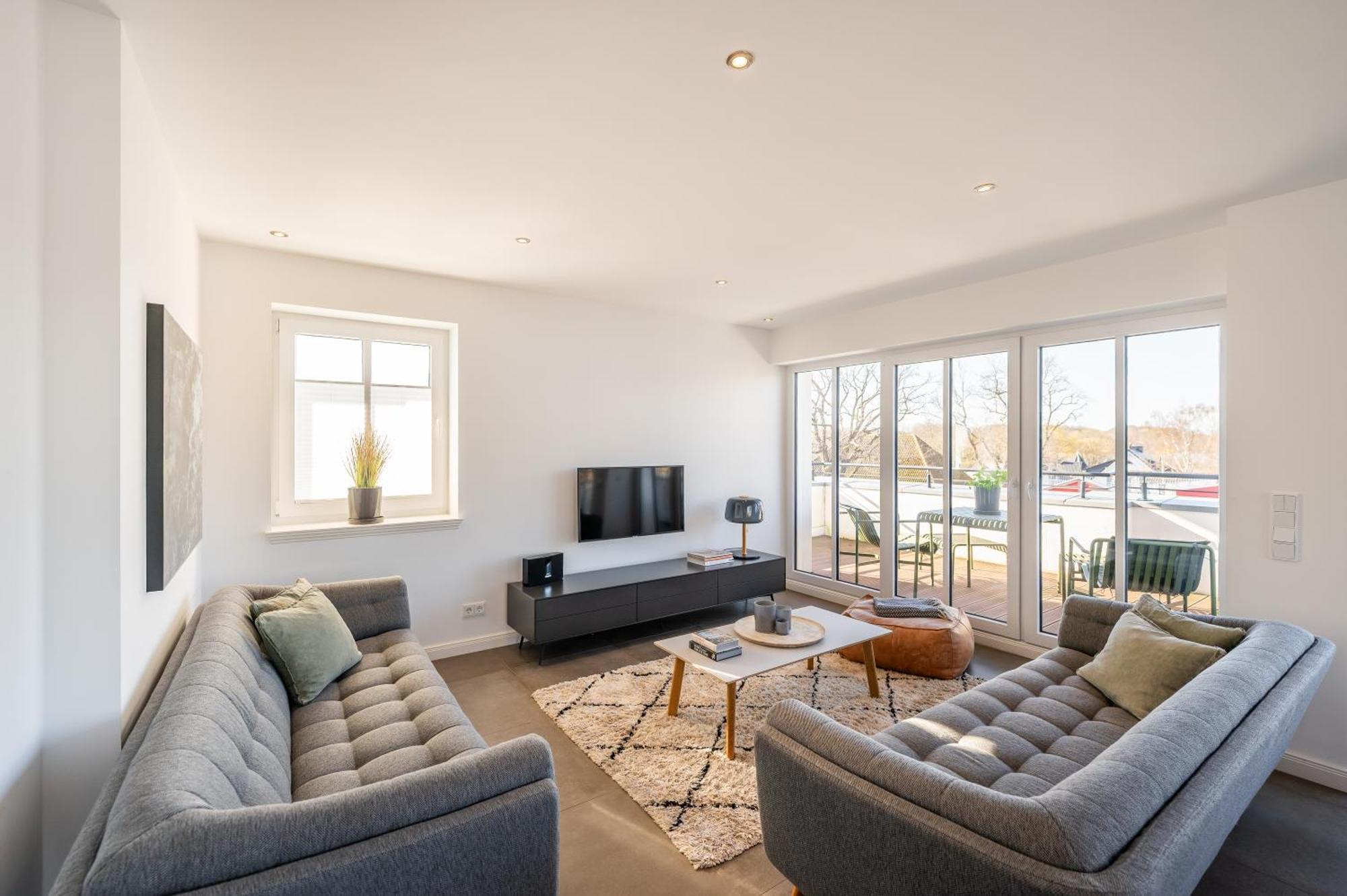 Villa Lindholm Wohnung 5 Penthouse Binz Bagian luar foto