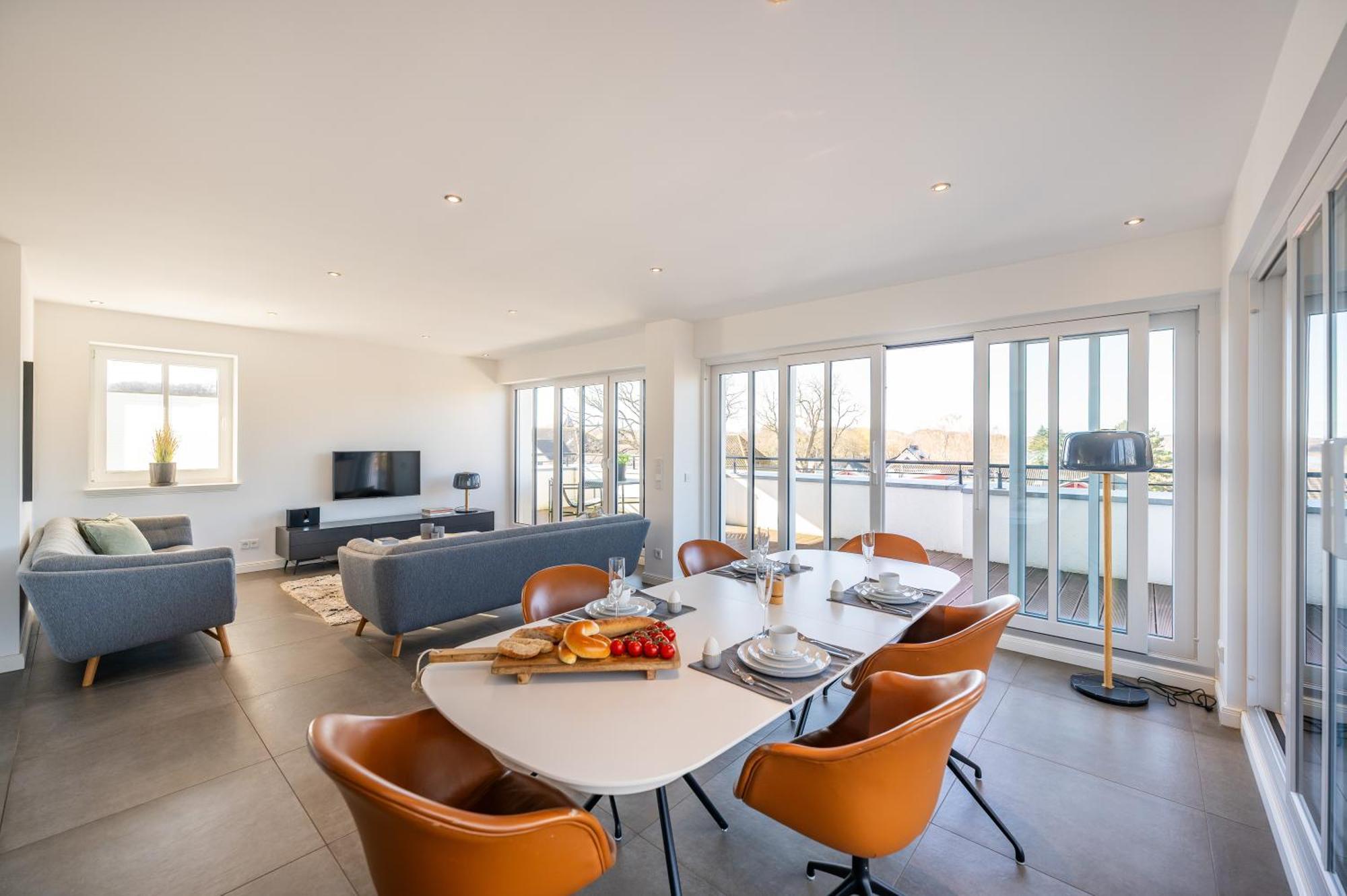 Villa Lindholm Wohnung 5 Penthouse Binz Bagian luar foto