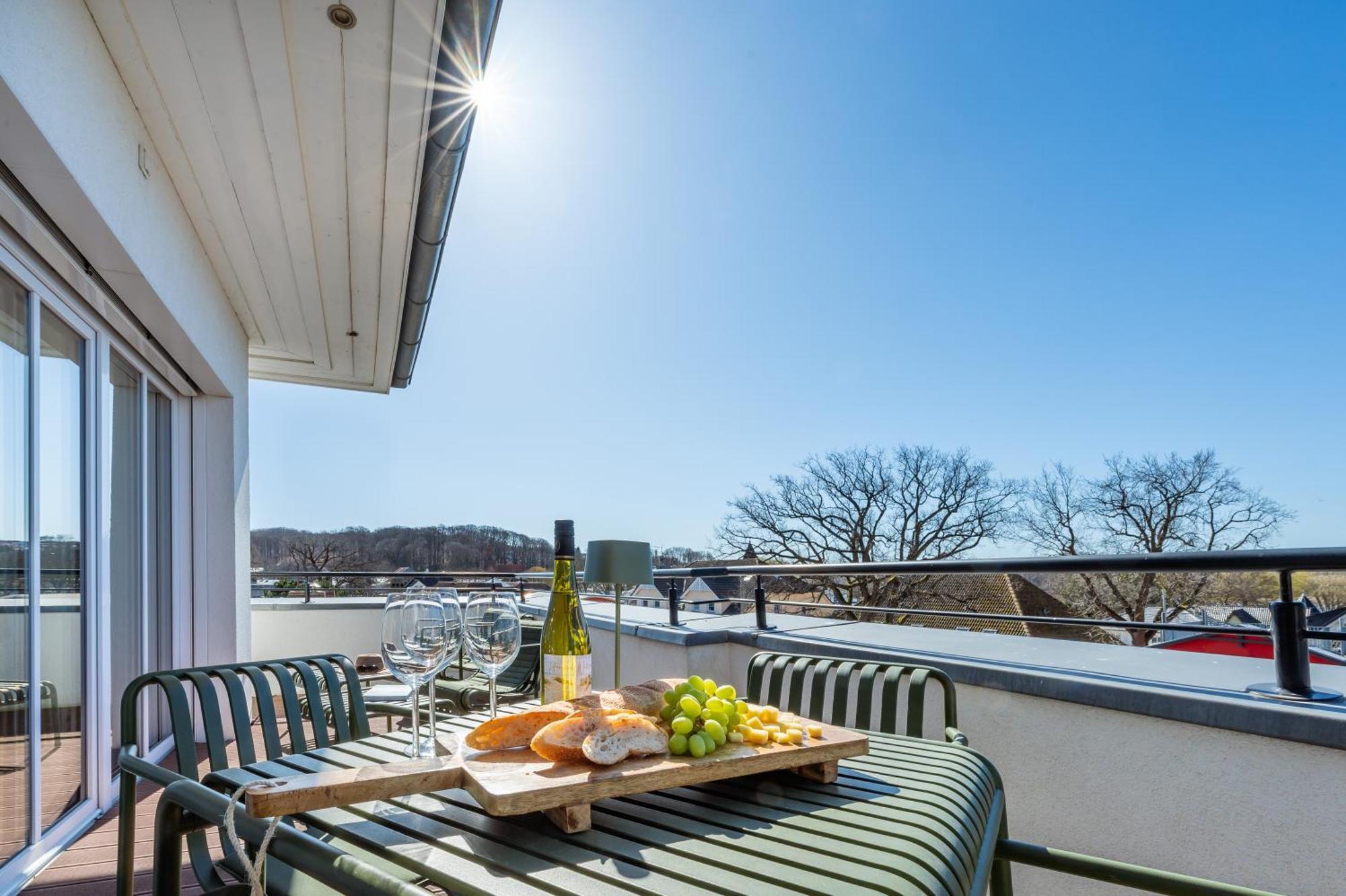 Villa Lindholm Wohnung 5 Penthouse Binz Bagian luar foto
