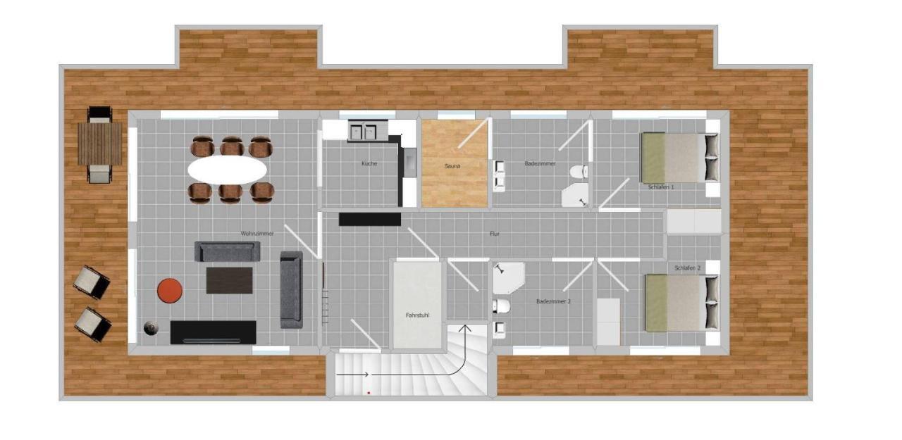 Villa Lindholm Wohnung 5 Penthouse Binz Bagian luar foto